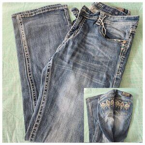 Women's Grace in LA Western Bootcut Easy Fit Jeans